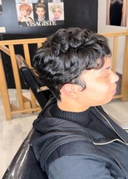 Coupe pixie afro — coupe + soins