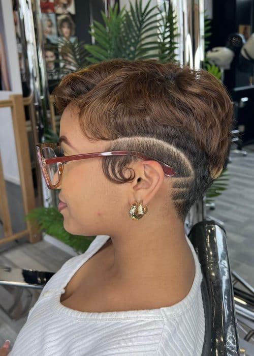 Coupe pixie afro — coupe + soins