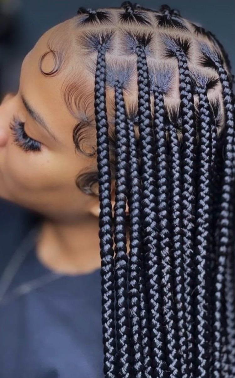 Knotless tresse/braids moyenne