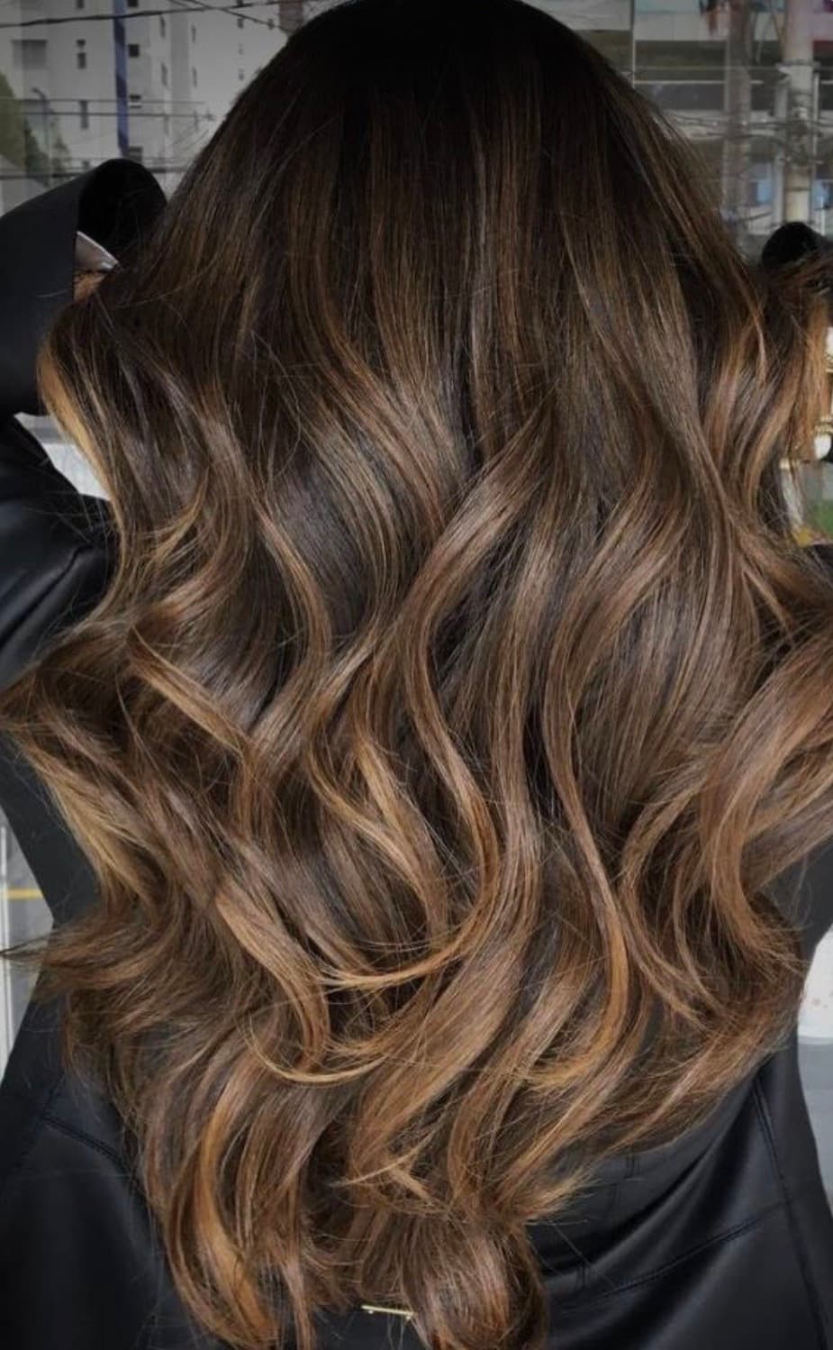 Balayage cheveux Européen — mi-longs